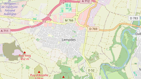 Carte de localisation de l'évènement