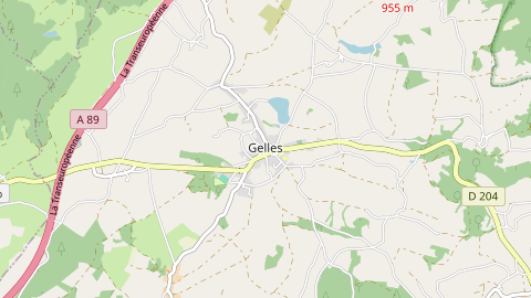 Carte de localisation de l'évènement
