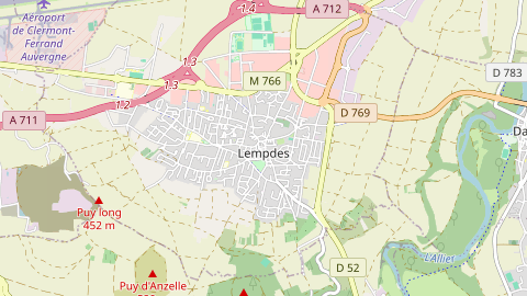 Carte de localisation de l'évènement
