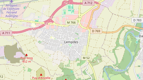 Carte de localisation de l'évènement