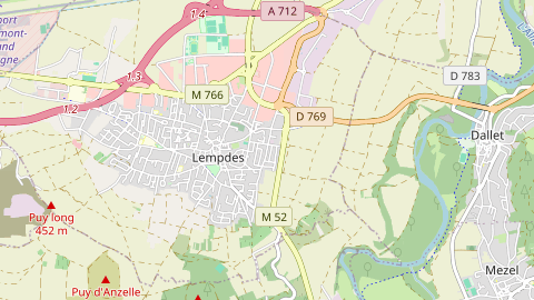 Carte de localisation de l'évènement