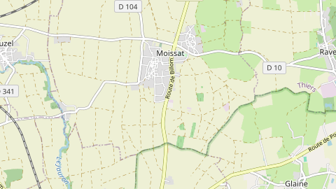 Carte de localisation de l'évènement