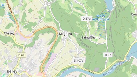 Carte de localisation de l'évènement