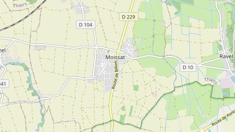 Carte de localisation de l'évènement