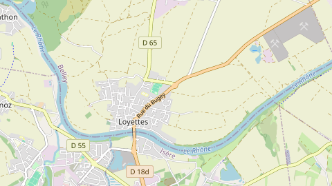 Carte de localisation de l'évènement