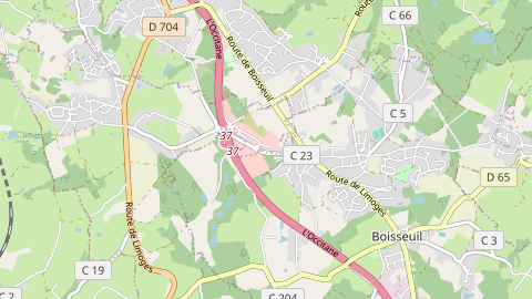 Carte de localisation de l'évènement