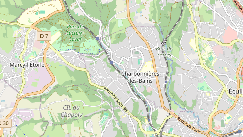Carte de localisation de l'évènement