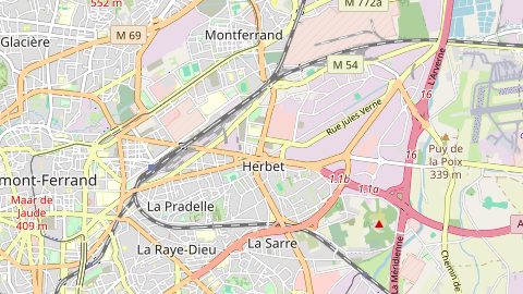 Carte de localisation de l'évènement