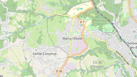 Carte de localisation de l'évènement