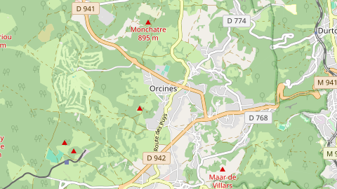 Carte de localisation de l'évènement