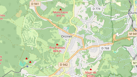 Carte de localisation de l'évènement