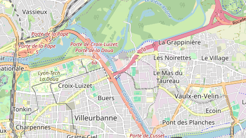 Carte de localisation de l'évènement