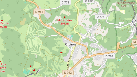 Carte de localisation de l'évènement