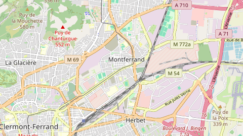 Carte de localisation de l'évènement