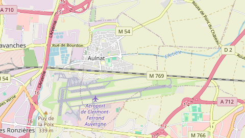 Carte de localisation de l'évènement