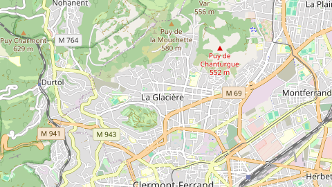 Carte de localisation de l'évènement