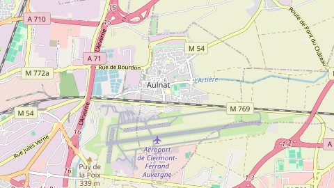 Carte de localisation de l'évènement