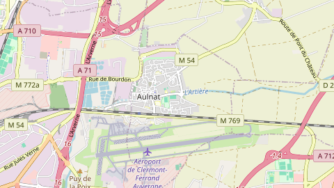 Carte de localisation de l'évènement