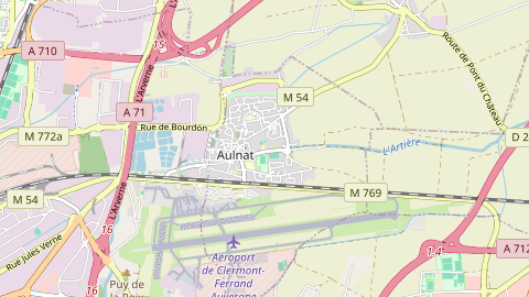 Carte de localisation de l'évènement