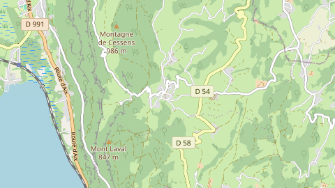 Carte de localisation de l'évènement