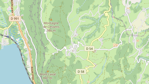 Carte de localisation de l'évènement