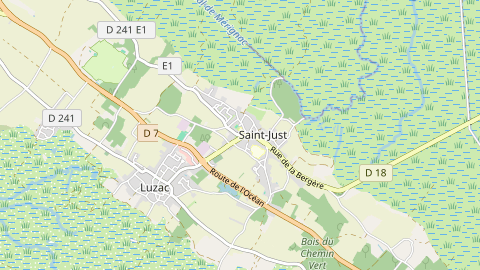 Carte de localisation de l'évènement