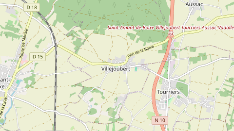 Carte de localisation de l'évènement