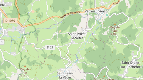 Carte de localisation de l'évènement
