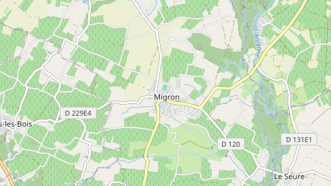 Carte de localisation de l'évènement