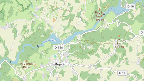 Carte de localisation de l'évènement