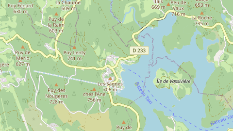 Carte de localisation de l'évènement