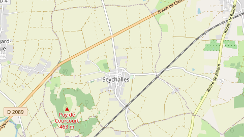 Carte de localisation de l'évènement