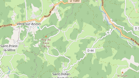 Carte de localisation de l'évènement