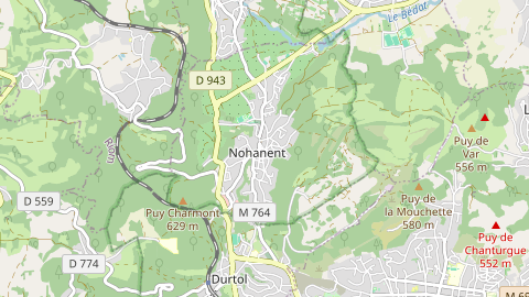 Carte de localisation de l'évènement