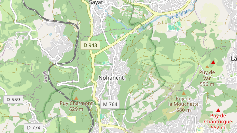 Carte de localisation de l'évènement