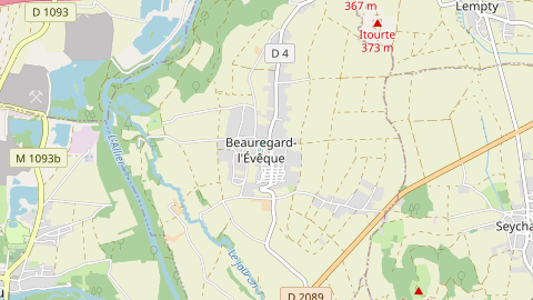 Carte de localisation de l'évènement