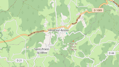 Carte de localisation de l'évènement