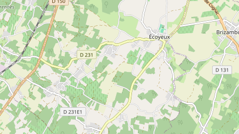 Carte de localisation de l'évènement