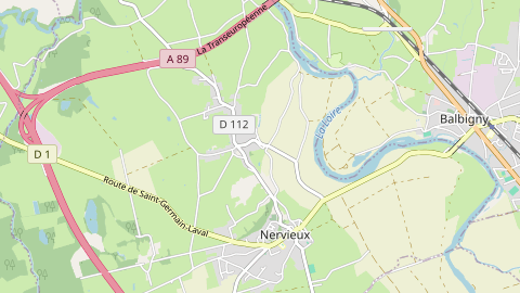 Carte de localisation de l'évènement