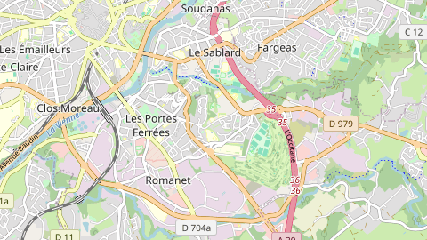 Carte de localisation de l'évènement