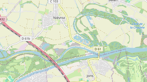 Carte de localisation de l'évènement