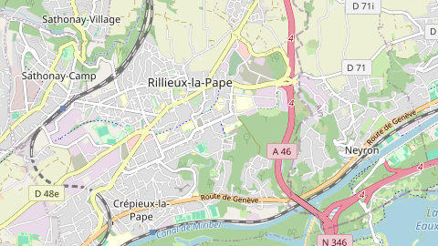 Carte de localisation de l'évènement