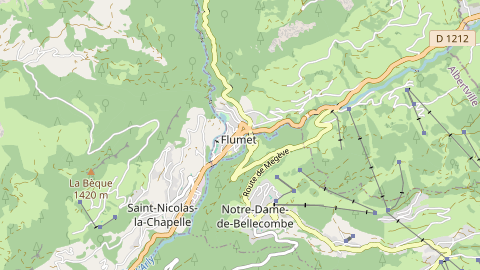 Carte de localisation de l'évènement