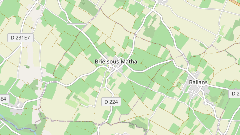Carte de localisation de l'évènement