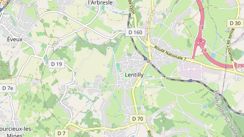 Carte de localisation de l'évènement