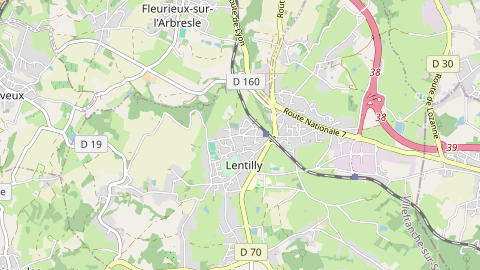 Carte de localisation de l'évènement