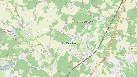 Carte de localisation de l'évènement