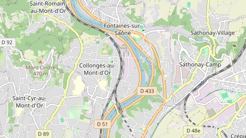 Carte de localisation de l'évènement