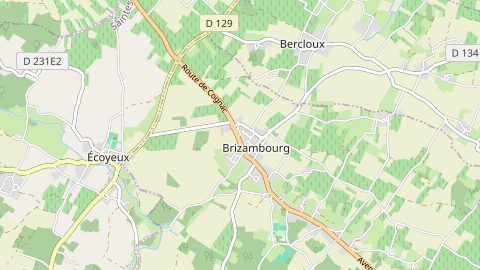 Carte de localisation de l'évènement
