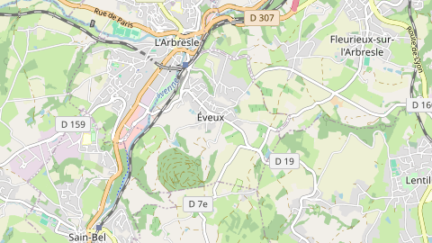 Carte de localisation de l'évènement